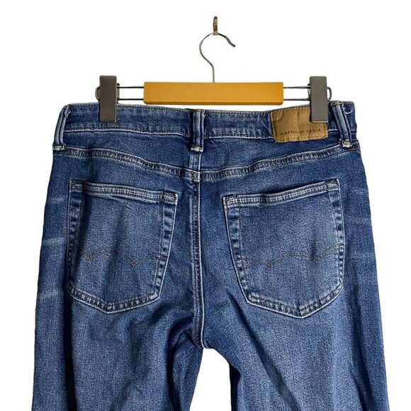 American Eagle Men's Airflex Slim Straight Denim Jeans - Picture 4 of 11